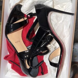 Christian Louboutin Black Patent Heels